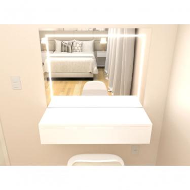 Imagem de Penteadeira Suspensa 60cm Em Mdf Com Gaveta Telescópica