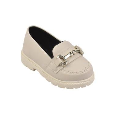 Imagem de Sapatilha Infantil Mocassim Menina Blogueira - Chloe, Off, White, 24