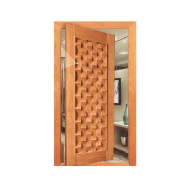 Imagem de Porta Pivotante Couros II - Madeira Maciça - Angelim