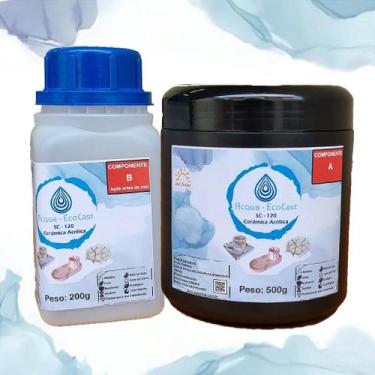 Imagem de EcoCast SC-120 - 700g - Resina Base Água para Artesanato - Baixo Odor 