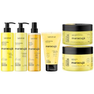 Imagem de Kit Banho Premium Labotrat Maracuja Completo 6 Produtos Corpo E Rosto Cheiro De Fruta Esfoliante