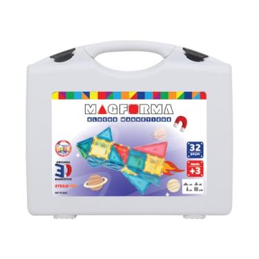 Imagem de Magforma Blocos Magnéticos 32 Pcs, Steamtoy