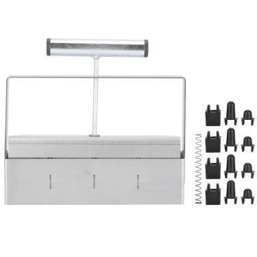 Imagem de Block Block Maker Aço Aperto Confortável, 4 Grades Manual Bloqueador de Ferramenta de Bloqueio de para Mudas, Plantio Doméstico