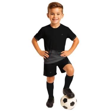 Imagem de Conjunto Uniforme Infantil Dry Fit Esportivo Para Futebol - Dsportivo,