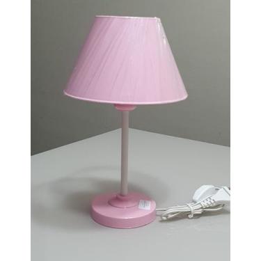 Imagem de Abajur Pequeno Sala Quarto - DB Decor, Rosa