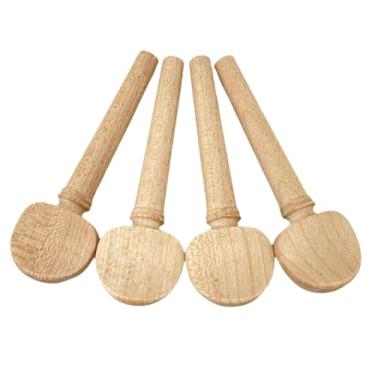 Imagem de oshhni 4 peças de pino de violino para violino tamanho 4/4, fácil instalação, prático, portátil, resistente, acessório de instrumento musical