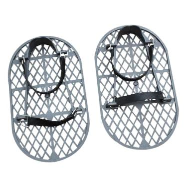 Imagem de ShengQuanHao 1 Par de Sapatas Niveladoras de Cimento, Reduz a Necessidade de Espaço para Nivelamento Eficiente de Concreto, Gancho de Liberação Rápida