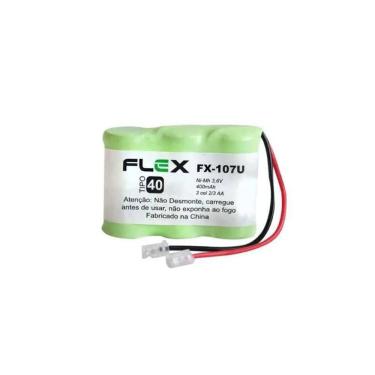 Imagem de Bateria P/ Telefone Sem Fio "flex" Fx-107u 3.6v 400mah [F108]
