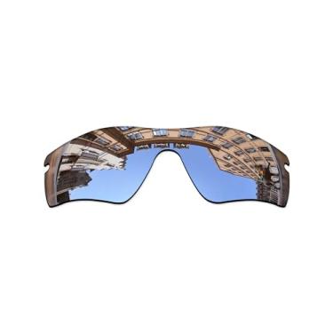 Imagem de Vonxyz Lentes de reposição para óculos de sol Oakley Radar Path - Chrome, MirrorCoat Polarizado