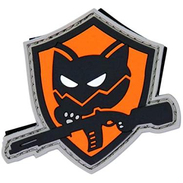 Imagem de Emblema Squad Shotgun Tactical Anime Kawaii PVC Patch Hook and Loop