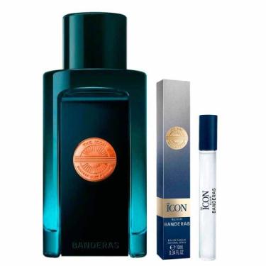 Imagem de Banderas The Icon Attitude Kit - Perfume Masculino Eau de Parfum + Min