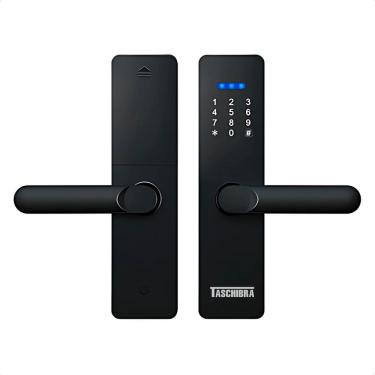 Imagem de Fechadura Digital de Embutir Taschibra TFCS01 Preto Fosco