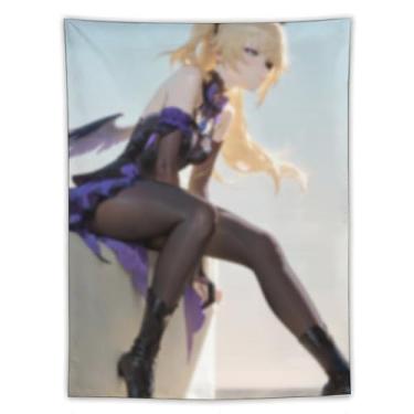 Imagem de LIEGBMEU Sexy Bikini Hot Anime Girl Tapeçaria 152.4 cm x 203.2 cm Interior Exterior Wall Quilt Art Decoração de Tapeçaria Caprichosa, AF092