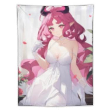 Imagem de LIEGBMEU Tapeçaria Sexy Hot Anime Girl 152.4 cmx203.2 cm Wall Quilt Art Whimsical Tapestry DecorationAF282