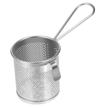 Imagem de Mikinona Peneira De Inoxidável Para Hot Pot Com Gancho Coador Durável De Malha Fina Para Separação e Cozimento Altura Para Massas