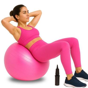 Imagem de Bola Suiça Atividades Fisioterapia Yoga Pilates Exercícios Gestação An