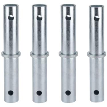 Imagem de YXGJDP Pino de Acoplamento para Andaimes de Alta Resistência 1-5/16"Od X 9"L com Colar de 1/4", Retentores de Peças para Suprimentos de Andaimes (Pacote com 4)