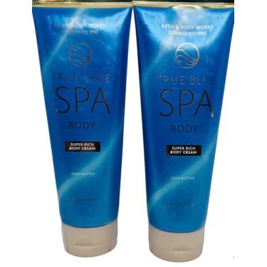 Imagem de Bath & Body Works True Blue Spa Super Rich Creme corporal 227 g Pacote com 2