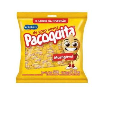 Imagem de Kit 2 Sacos Bala Paçoquita De Amendoim Santa Helena 600G