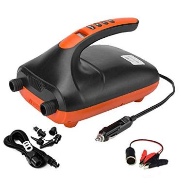 Imagem de Ymiko Bomba de Ar Elétrico Portátil Com LCD Exibir Inflação de Alto Volume para Esportes Aquáticos 6pcs Bicos Infláveis Compressor de Ar da Bomba (dois)