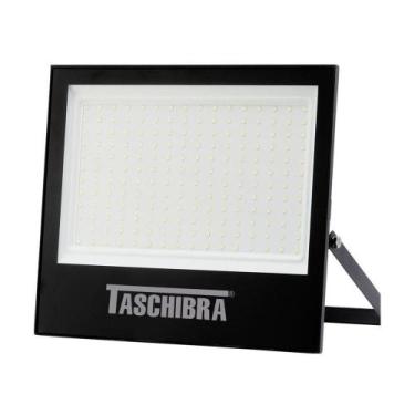 Imagem de 3 Refletores Taschibra Led Tr Slim 150w 6500k Preto Autovolt