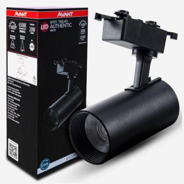 Imagem de Spot Para Trilho Eletrificado Preto Led 20w Bivolt Avant
