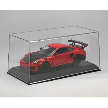 Imagem de Miniatura Carro 911 GT2 RS, Carrinho Vermelho de Ferro com Fricção, com Expositor Acrílico, Colecionável