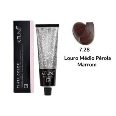 Imagem de Keune Tinta Color Coloração 7.28 Louro Médio Pérola Marrom