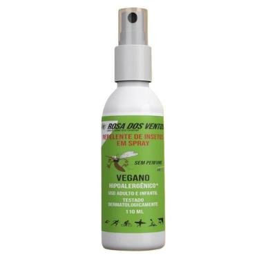 Imagem de Repelente Spray Vegano Rosa dos Ventos 110ml 10h Proteção