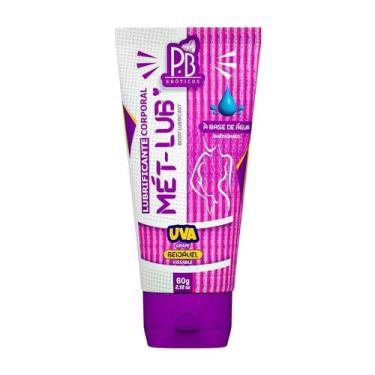 Imagem de Lubrificante Beijável Mét Lub 60g água sabores PB Cosméticos - PB Erót