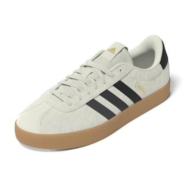 Imagem de adidas Tênis feminino VL Court 3.0, Branco/Cinza/Dourado Metálico, 36