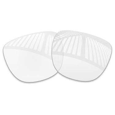 Imagem de MYCOURAG Lentes de reposição com proteção UV para óculos de sol RayBan Meta Wayfarer RW4008 53 mm - HD transparente, não polarizada
