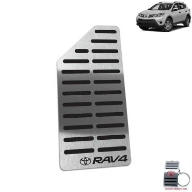 Imagem de Descanso De Pé Em Aço Inox Rav4 2001 a 2012 Preto