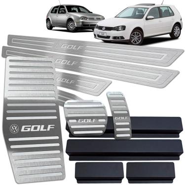 Imagem de Soleira Pedaleira Auto Descanso Golf 1999 A 2013 Prata BR