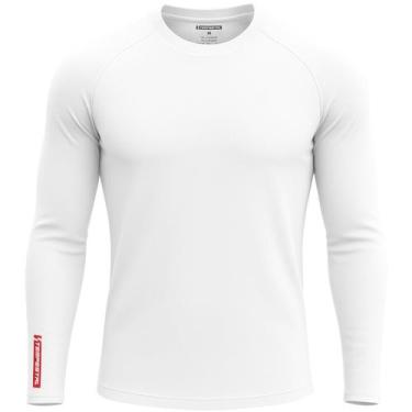 Imagem de Camisa Uv 50+ Protecao solar Manga longa Tempestal, Branco, GG