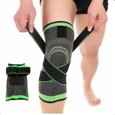 Imagem de Joelheira Compressão Ortopédica Academia Neoprene Ajustável - ROMI