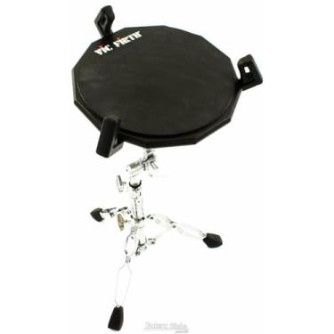 Imagem de Pad de Estudo Vic Firth PAD12D Dual Face com 2 Superfícies de Borracha e Durezas Diferentes 8723