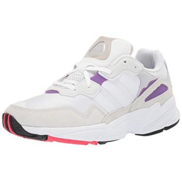 Imagem de adidas Originals Yung-96 Tênis de corrida masculino, Branco/branco cristal/roxo ativo, 5
