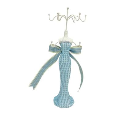 Imagem de Dynwave Suporte para exibição de colares Suporte para exibição de joias Loja de varejo que vende Organizador de joias prático, multifuncional e elegante para, M