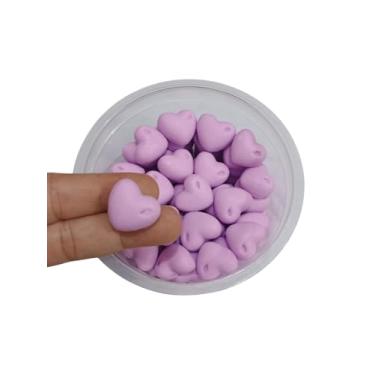 Imagem de Sabonete Artesanal Mini Coração para Lembrancinha, 60 Unidades, Formato Coração, 2 x 1,7 x 1 cm, Personalizável com Cor e Essência (Lilás, Lavanda)