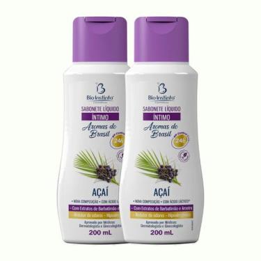 Imagem de 2 UNDs Sabonete Íntimo Líquido Açaí Bio Instinto 400 ml  pH Equilibrad