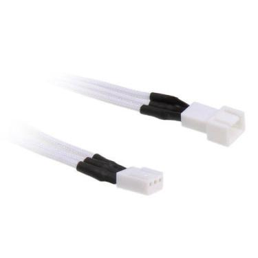 Imagem de BitFenix Alchemy Cabo de extensão de ventilador de 3 pinos 90 cm – conector branco/branco (BFA-MSC-3F90WW-RP)