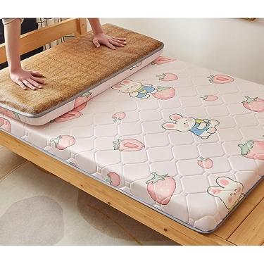 Imagem de Almofada de dormir, amortecimento, almofada de cama, fácil de colocar, 120 x 200 cm, semi-duplo, almofada de colchão, cor 6, lençol de cama, futon (cor 11, 150 x 200 cm)