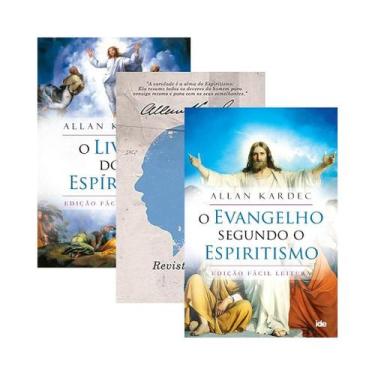Imagem de Kit Estudo 03 Livros: O Evangelho Segundo O Espiritismo, Livro Dos Esp