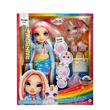Imagem de Boneca Rainbow High Classic Fashion Color Amaya Raine 28 Cm – Mga