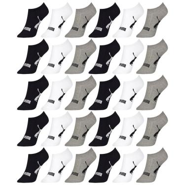 Imagem de Kit 30 Pares de Meias Puma Sapatilha Esportiva Feminino