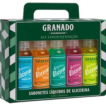 Imagem de Granado Kit, Glicerina, Sabonete Líquido, 120 ml, 5 unidades