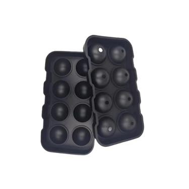 Imagem de Forma Silicone Gelo Bola com 8 bolas Grande Bar Esferas Whisky Bebida(1)