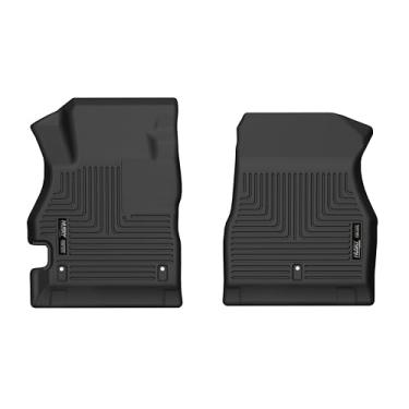 Imagem de Husky Liners X-act Contour Series | Revestimento frontal - Preto | 54941 | Serve para Nissan Versa 2020 - 2022