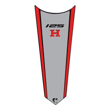 Imagem de Adesivo Faixa Gravata Tanque Moto Cg 125/150/160 Titan Fan Start Cinza